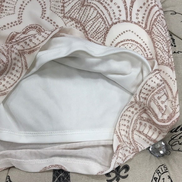 JUMP Glitter Short Sleeve Bodycon Dress - Picture 8 of 10